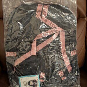 Demon Slayer Kimetsu No Yaiba Backpack Black-Pink Chibi Main Characters